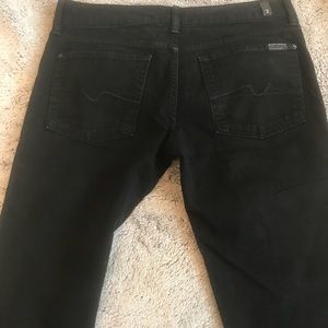 Seven For All Mankind black skinny jeans NWOT